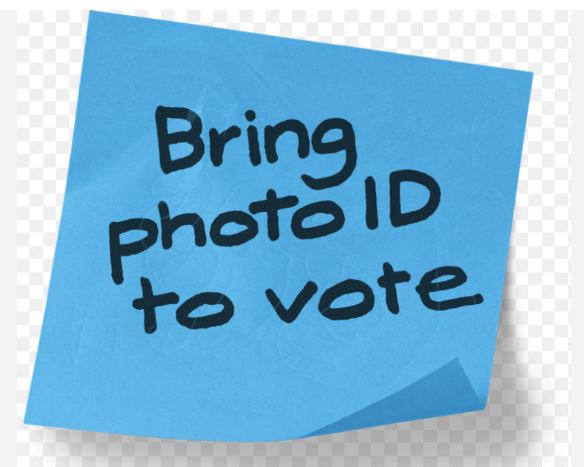BRING PHOTO ID TO VOTE