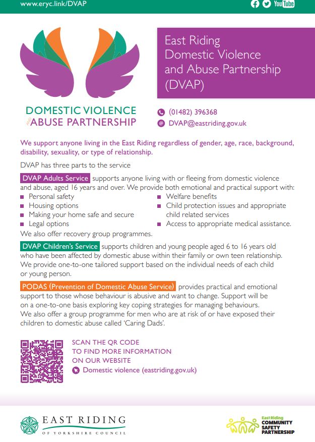EAST RIDING DOMESTIC VIOLENCE & ABUSE PARTNERSHIP