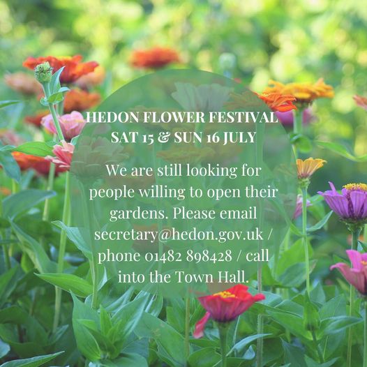 HEDON FLOWER FESTIVAL 2023
