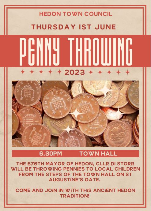 PENNY THROWING - THURSDAY 1 JUNE