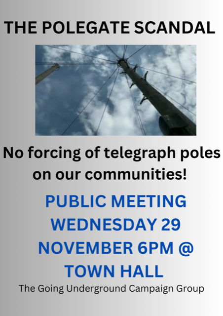 THE POLEGATE SCANDAL: PUBLIC MEETING WED 29 NOV 6PM