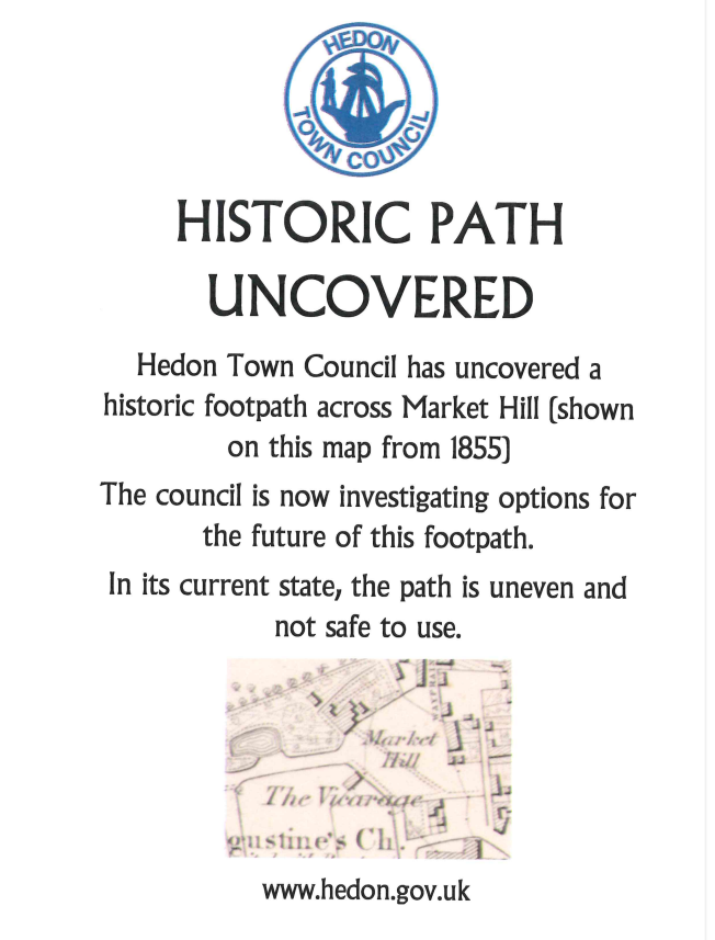 HISTORIC PATH UNCOVERED